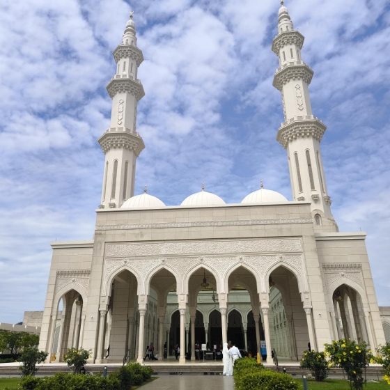 ホワイトモスク_マレーシアのタージ・マハル